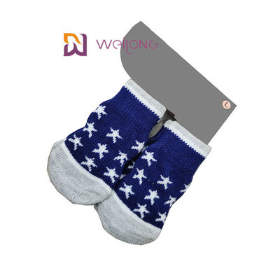 KaiWeiLong Cotton Spandex Cat Dog Socks Untuk Mencegah Menjilat Cakar Jenis Garis