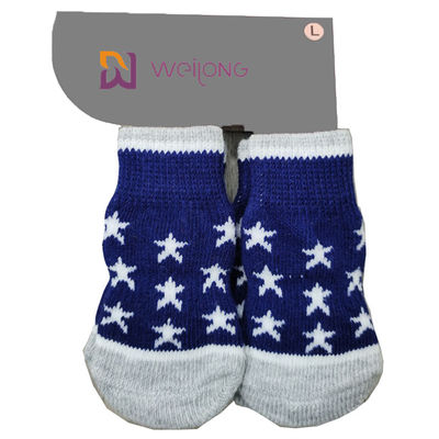 KaiWeiLong Cotton Spandex Cat Dog Socks Untuk Mencegah Menjilat Cakar Jenis Garis
